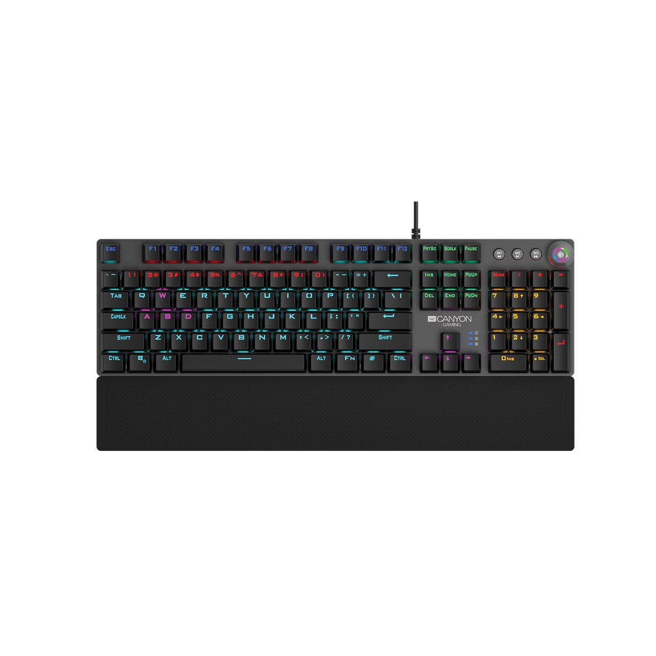 Геймърска клавиатура CANYON Nightfall CND-SKB7-US Wired Mechanical Gaming Keyboard