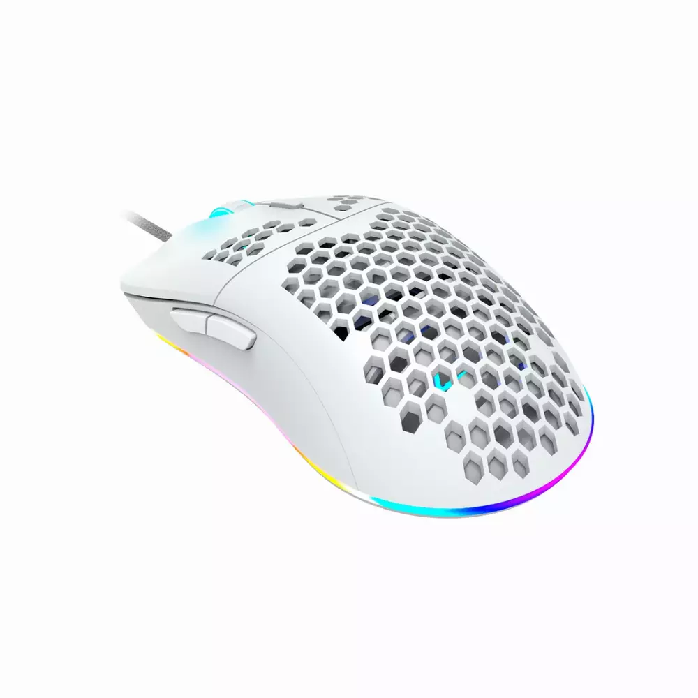 Геймърска мишка CANYON Puncher GM-11 White RGB - CND-SGM11W
