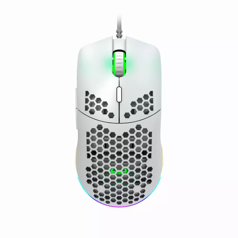 Геймърска мишка CANYON Puncher GM-11 White RGB - CND-SGM11W