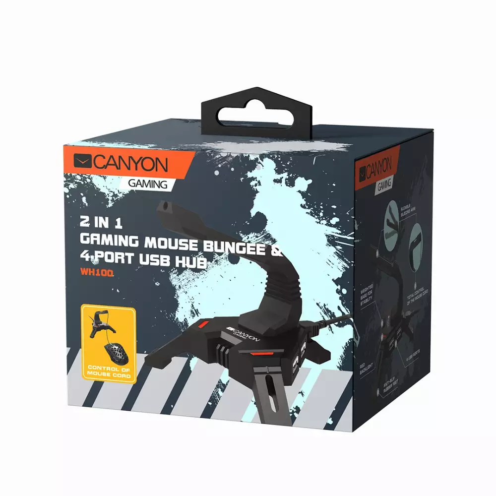 Държач за кабел CANYON 2 in 1 CND-GWH100 Gaming Bungee