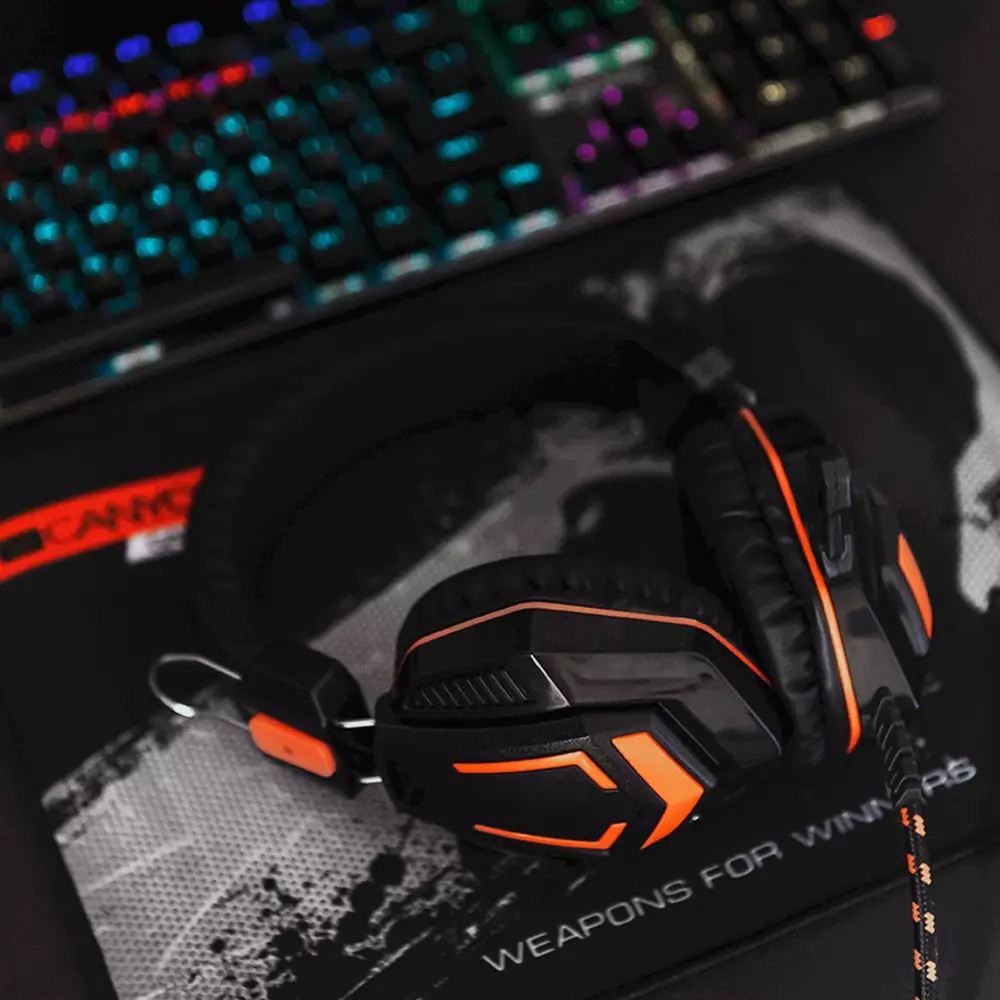 Геймърски слушалки CANYON CND-SGHS3A Gaming headset 3.5mm jack