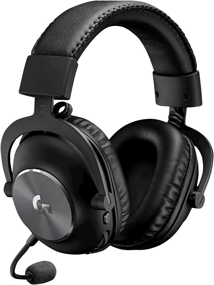 Безжични геймърски слушалки Logitech PRO X LIGHTSPEED Black - 981-000907