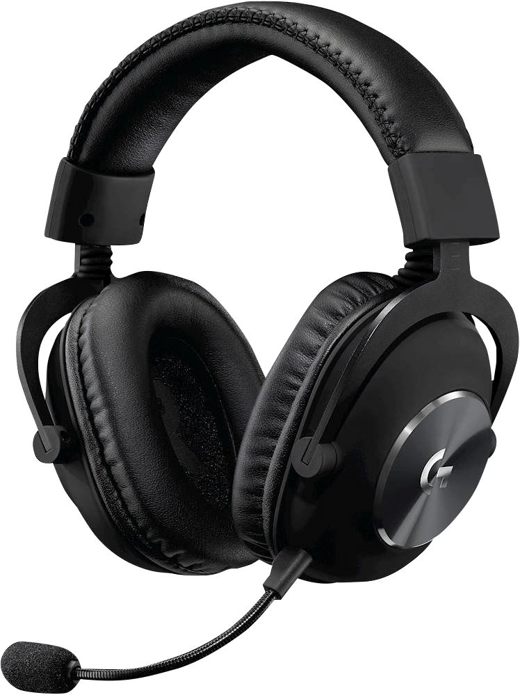 Безжични геймърски слушалки Logitech PRO X LIGHTSPEED Black - 981-000907