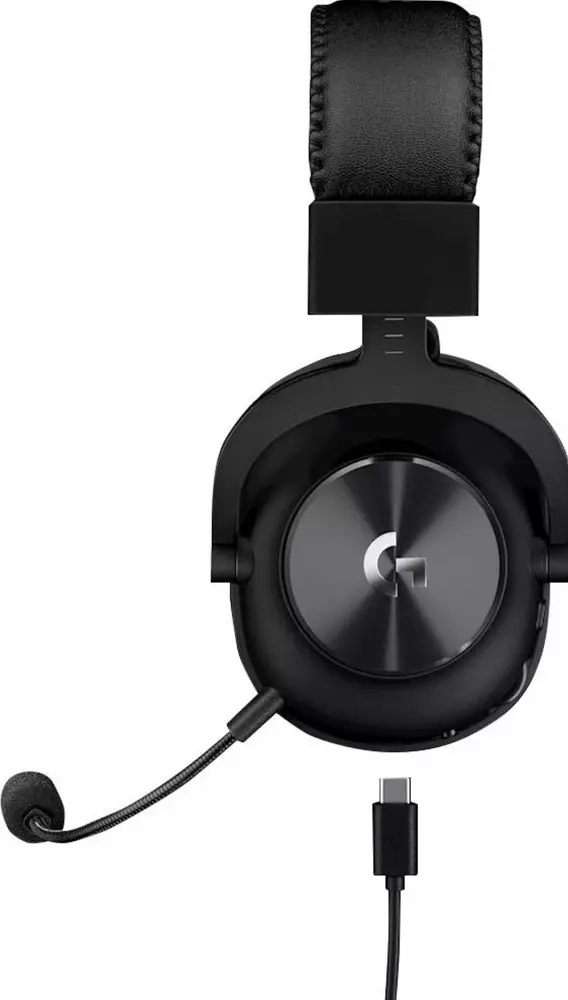 Безжични геймърски слушалки Logitech PRO X LIGHTSPEED Black - 981-000907