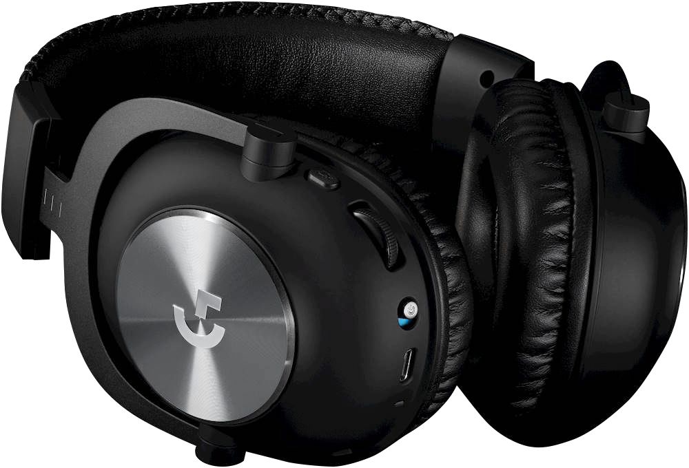 Безжични геймърски слушалки Logitech PRO X LIGHTSPEED Black - 981-000907