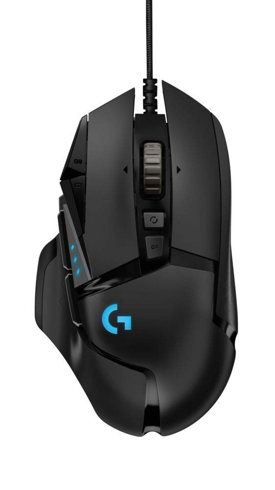 Геймърска мишка Logitech G502 Hero Black - 910-005470