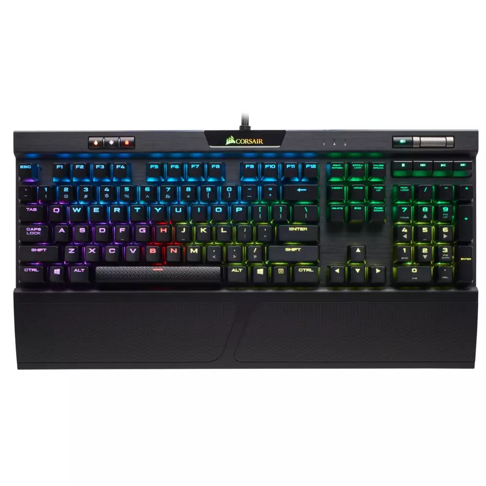 Геймърска клавиатура Corsair K70 RGB MK.2 Mechanical CherryMX Red