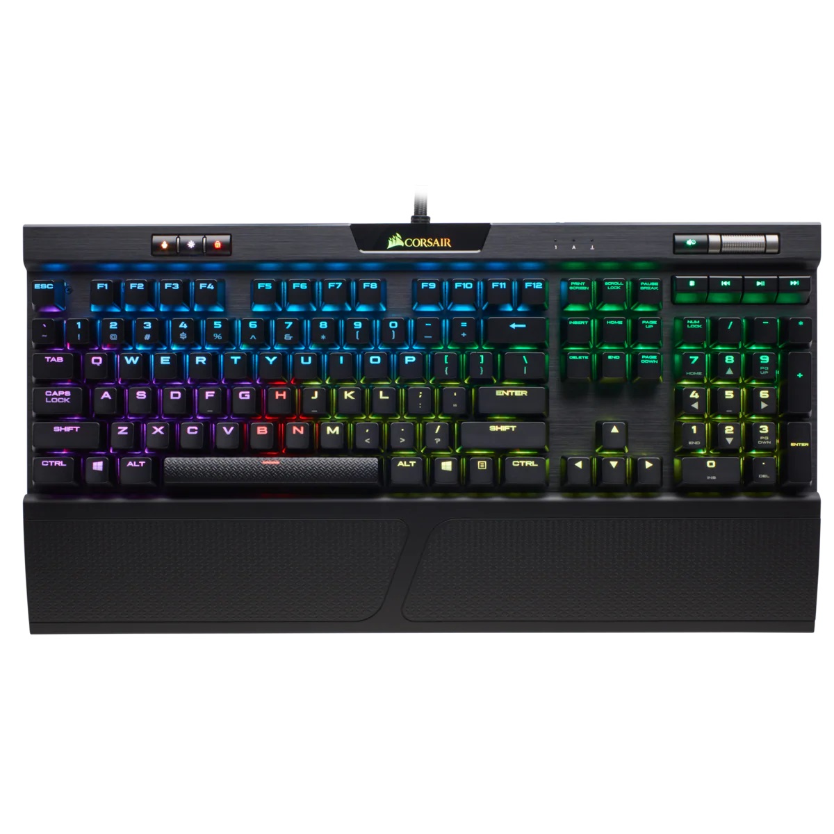 Геймърска клавиатура Corsair K70 RGB MK.2 Mechanical CherryMX Red