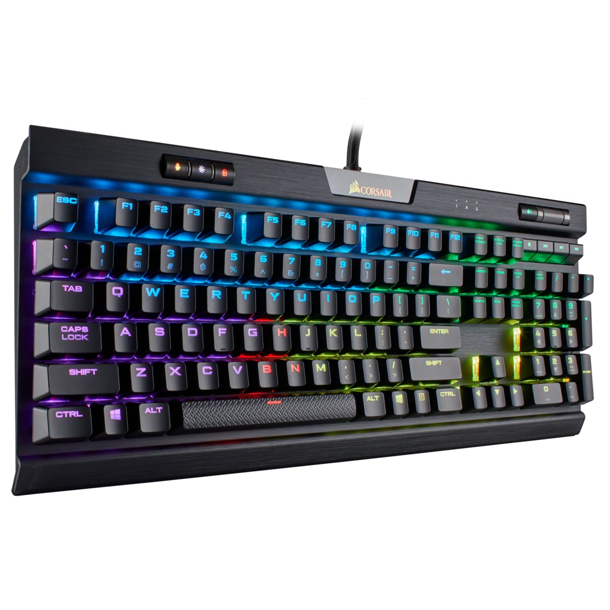 Геймърска клавиатура Corsair K70 RGB MK.2 Mechanical CherryMX Red