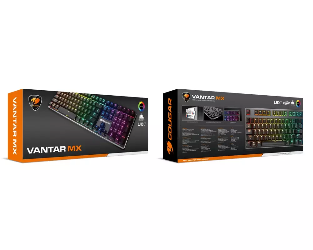 Геймърска клавиатура COUGAR Vantar MX CherryMX Red