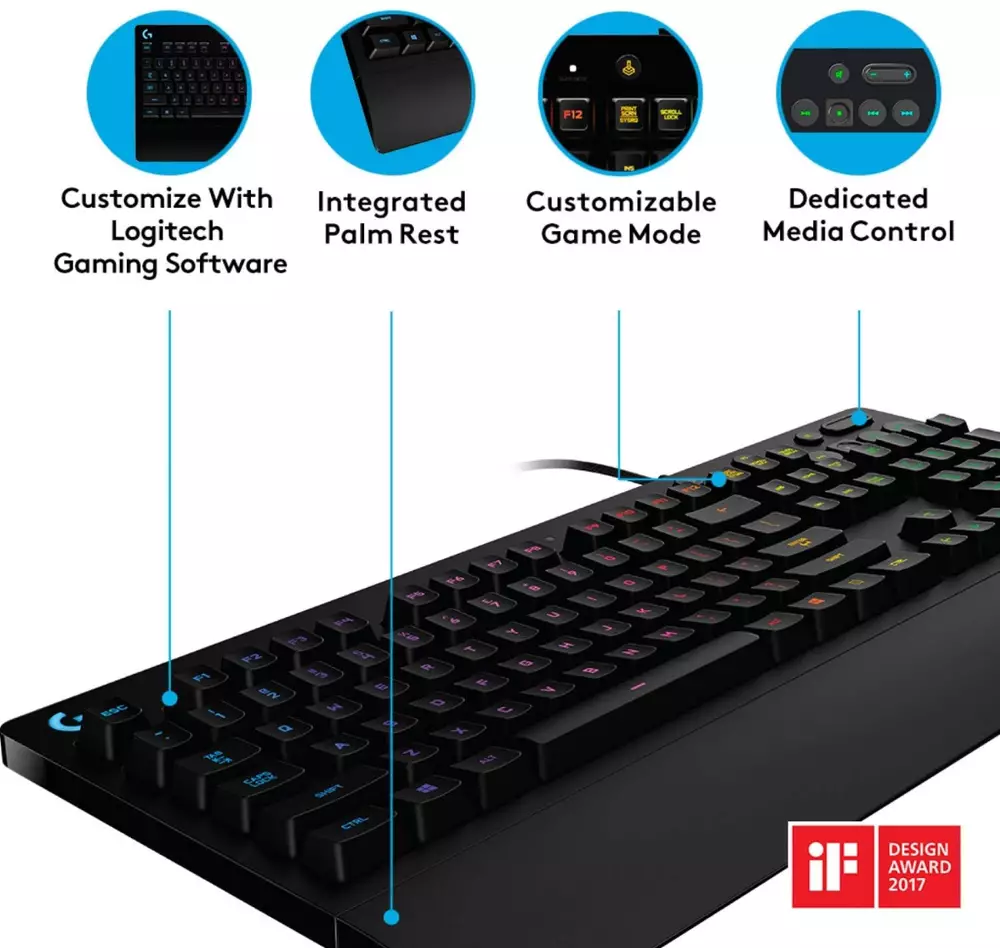 LOGITECH G213 Prodigy Gaming Keyboard