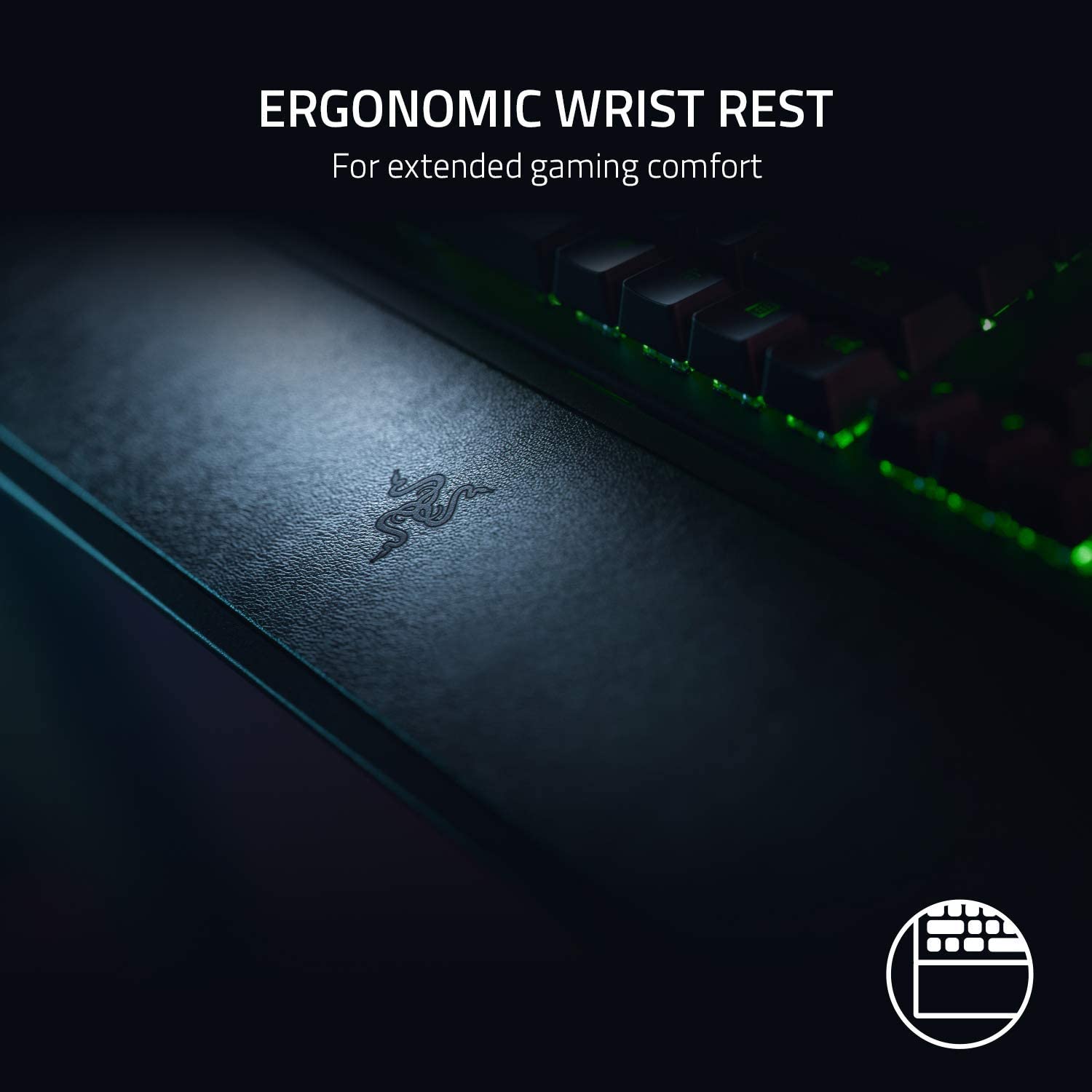 Геймърска клавиатура Razer BlackWidow V3 Green Mechanical Switch