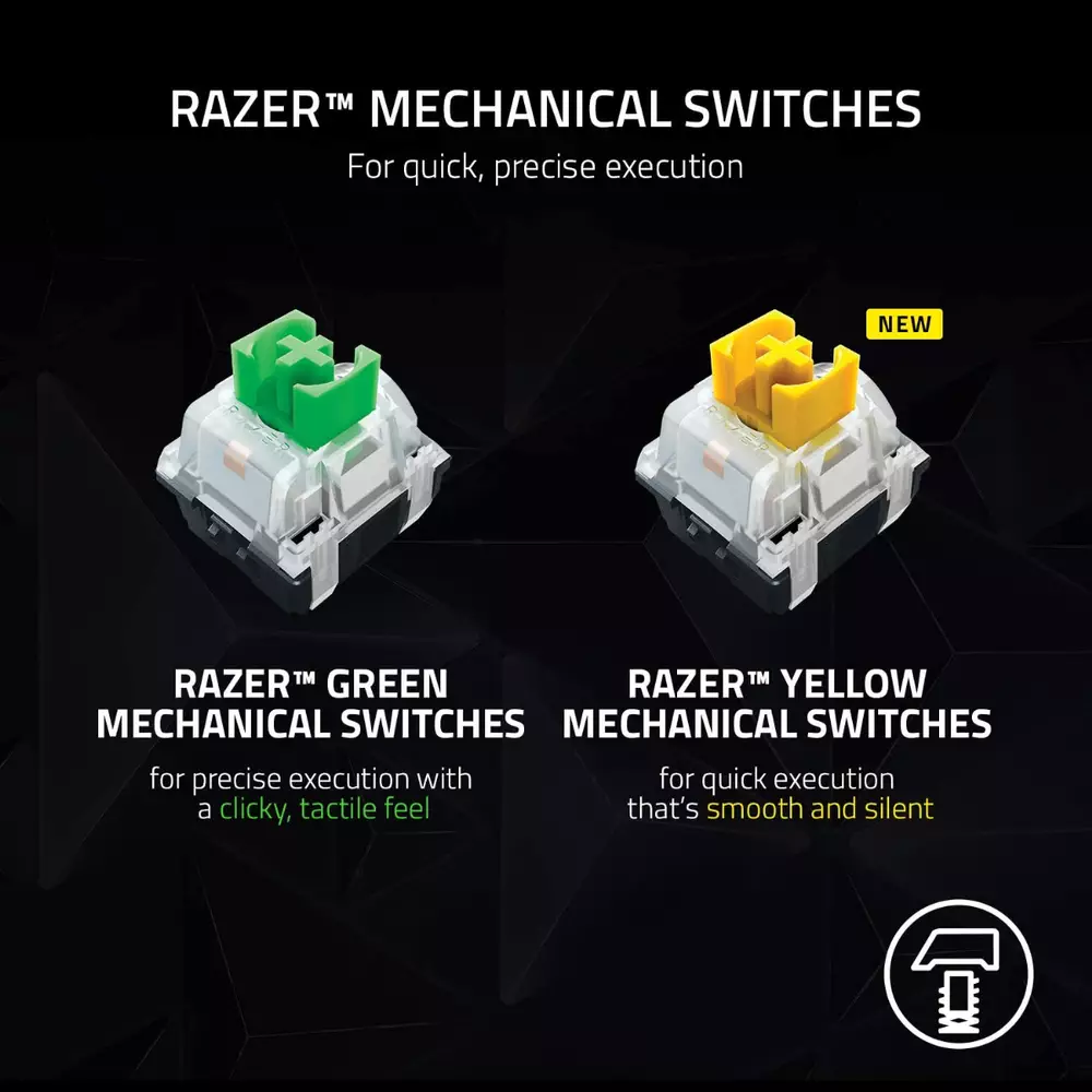 Геймърска клавиатура Razer BlackWidow V3 Pro Green Mechanical Switch