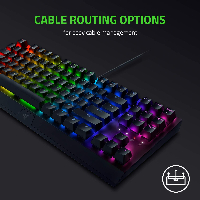 Гаймърска клавиатура Razer BlackWidow V3 Tenkeyless Mechanical Green Switch