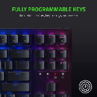 Гаймърска клавиатура Razer BlackWidow V3 Tenkeyless Mechanical Green Switch