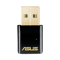 Безжичен USB Адаптер ASUS USB-AC51, Dual-band, 2.4Ghz-150Mbps/ 5Ghz-433Mbps, USB 2.0