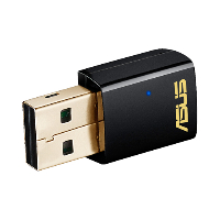 Безжичен USB Адаптер ASUS USB-AC51, Dual-band, 2.4Ghz-150Mbps/ 5Ghz-433Mbps, USB 2.0
