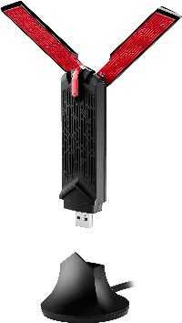 ASUS Безжичен адаптер Dual-Band AC1900, USB Wi-Fi Adapter