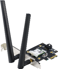 Адаптер ASUS PCE-AX3000, AX3000 Dual Band PCI-E WiFi 6 (802.11ax)