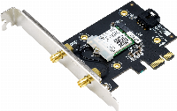 Адаптер ASUS PCE-AX3000, AX3000 Dual Band PCI-E WiFi 6 (802.11ax)