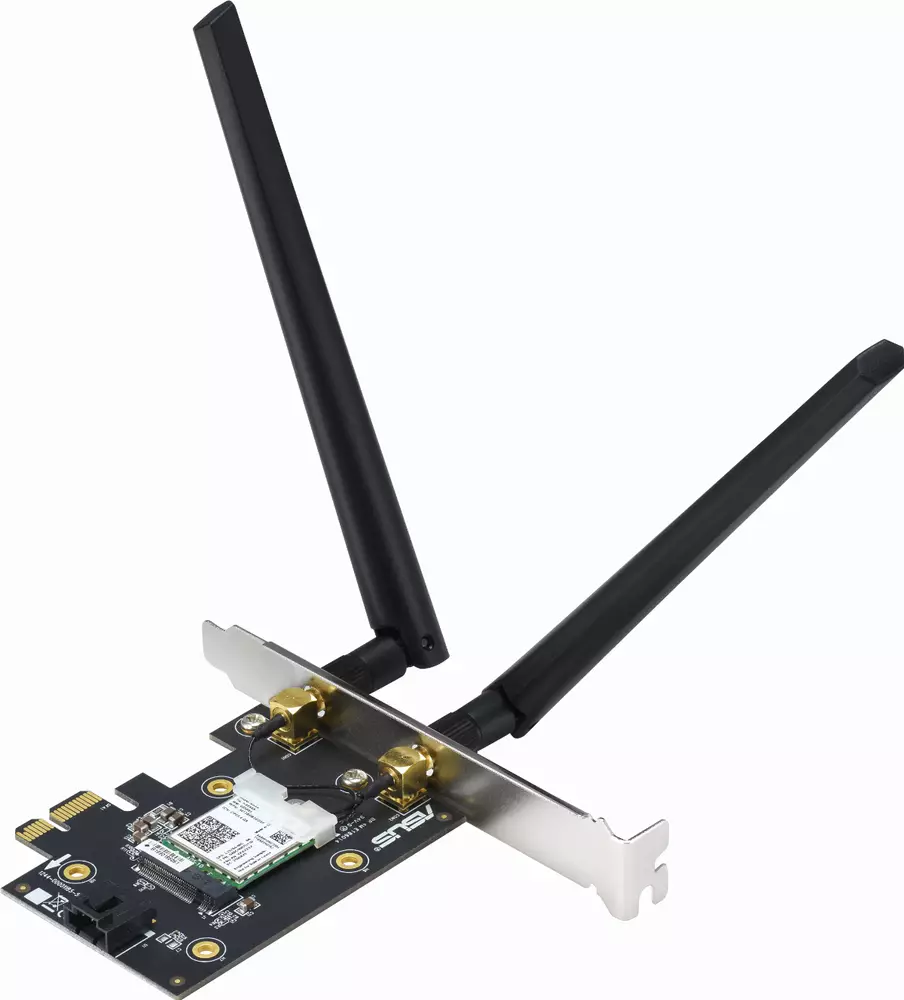 Адаптер ASUS PCE-AX3000, AX3000 Dual Band PCI-E WiFi 6 (802.11ax)
