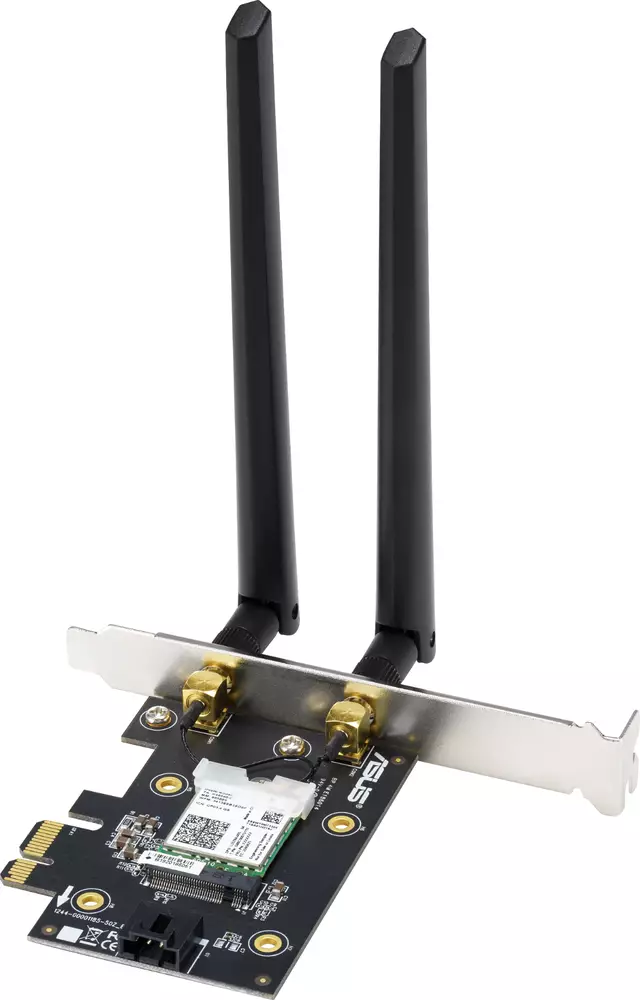 Адаптер ASUS PCE-AX3000, AX3000 Dual Band PCI-E WiFi 6 (802.11ax)