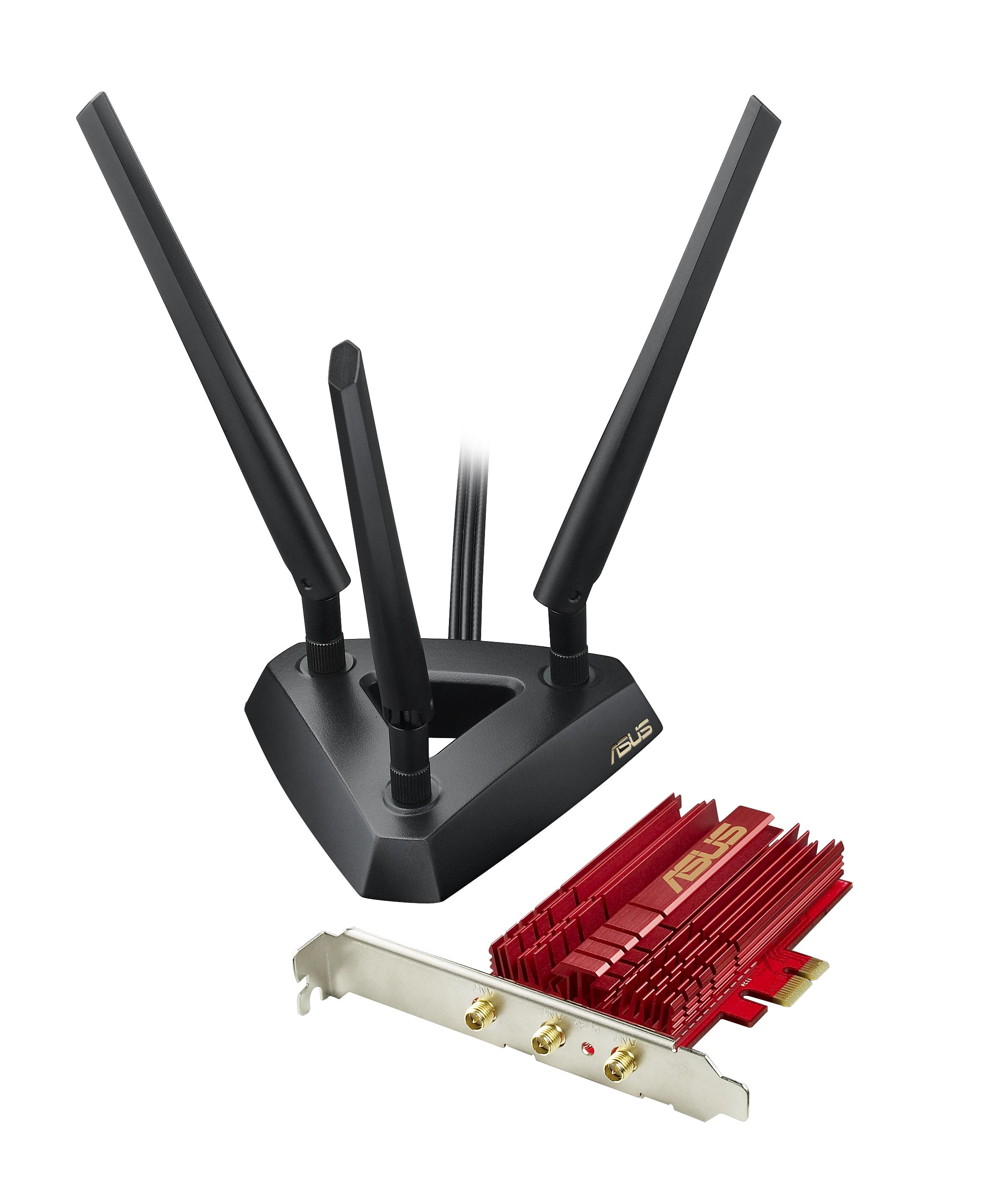 Адаптер ASUS PCE-AC68, 802.11ac Dual-band Wireless-AC1900 PCI-E