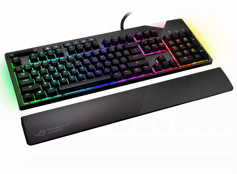 Геймърска механична клавиатура ASUS ROG Strix Flare Cherry MX Red RGB