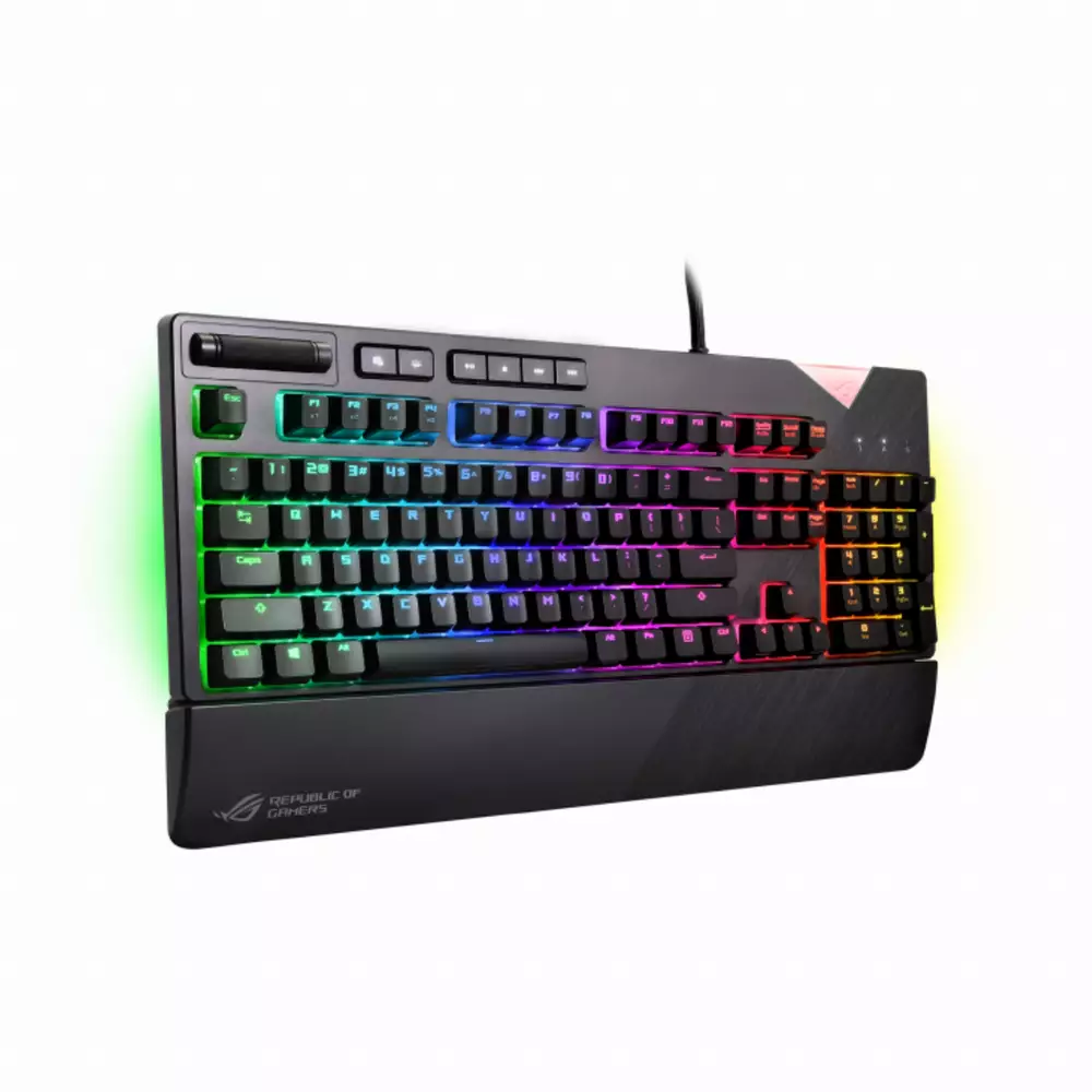 Геймърска механична клавиатура ASUS ROG Strix Flare Cherry MX Red RGB