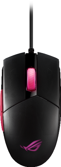 Геймърска мишка ASUS ROG Strix Impact II Electro Punk