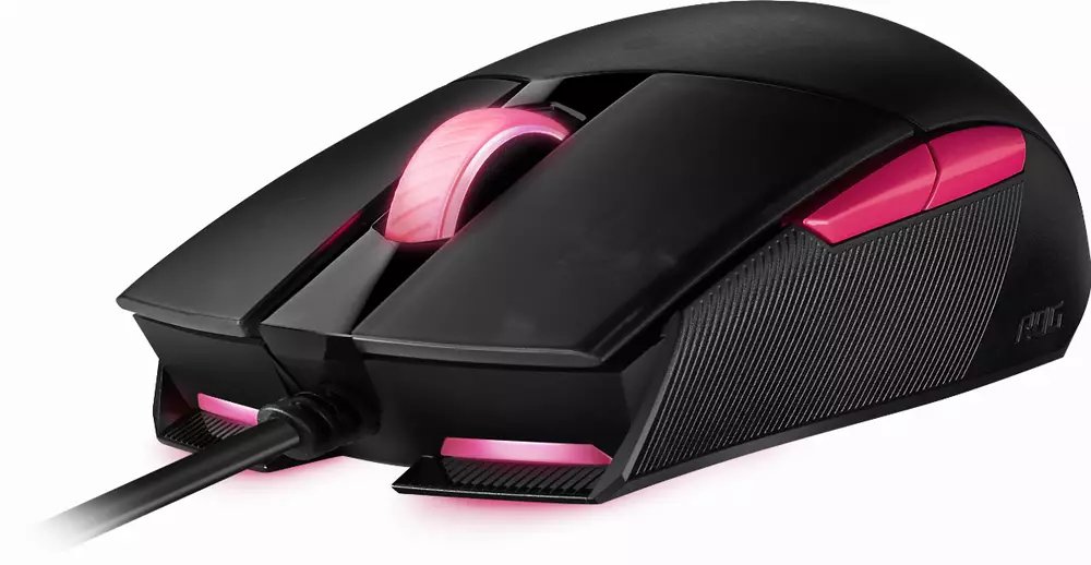 Геймърска мишка ASUS ROG Strix Impact II Electro Punk