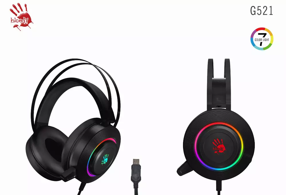 Геймърски слушалки A4TECH Bloody G521 Virtual 7.1 Omni-Directional