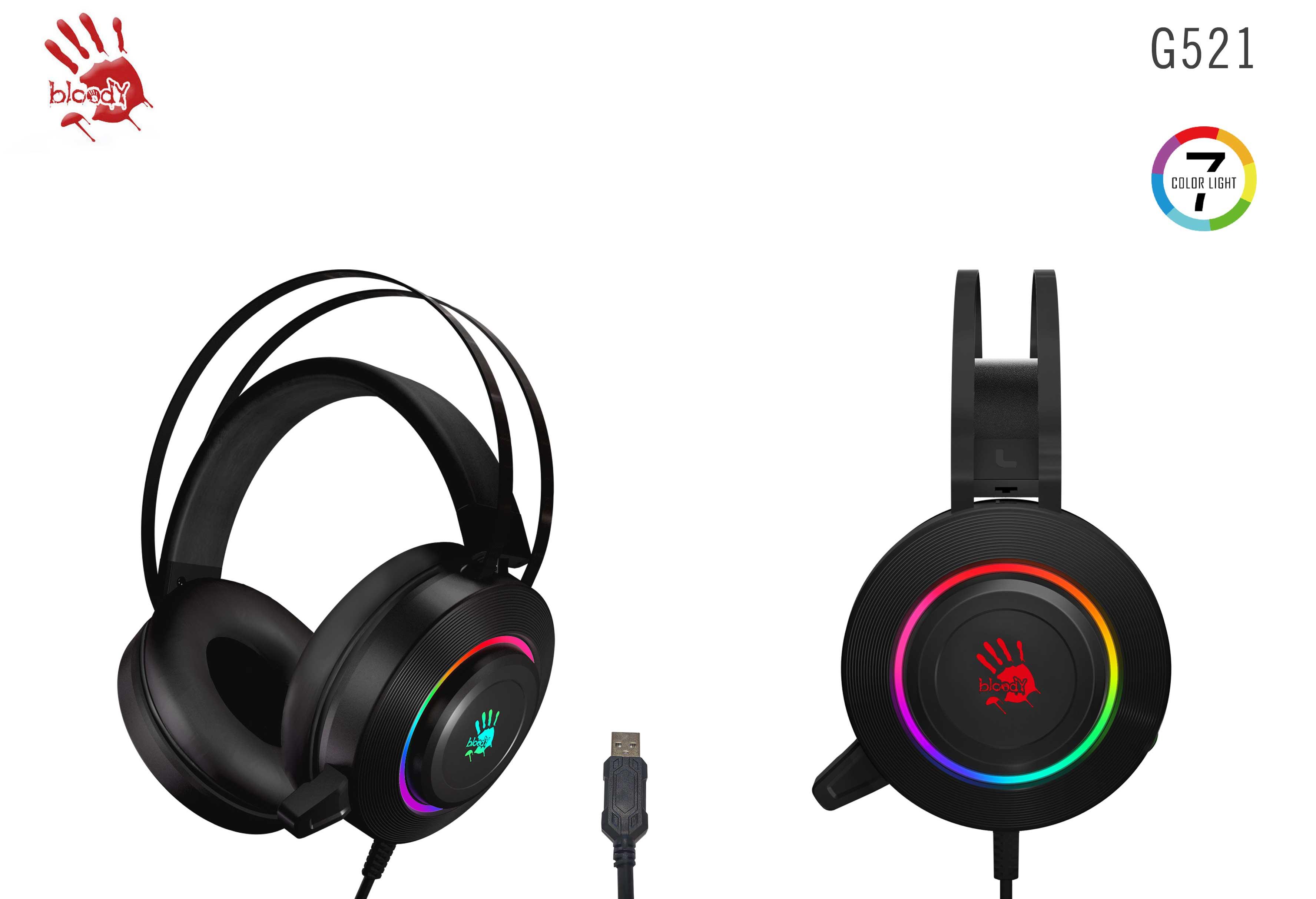 Геймърски слушалки A4TECH Bloody G521 Virtual 7.1 Omni-Directional