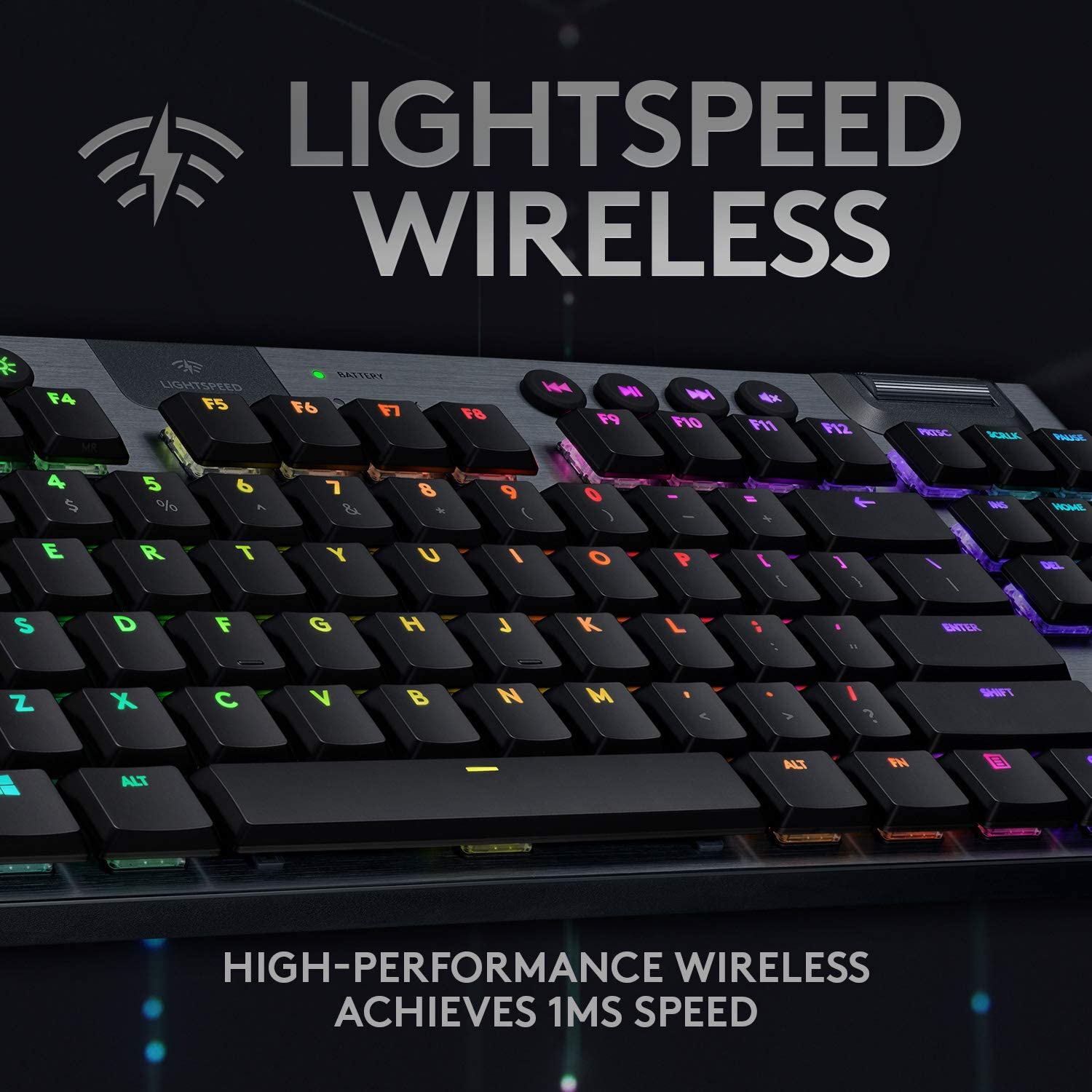 Геймърска клавиатура LOGITECH G915 TKL GL Clicky Switches