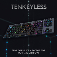 Геймърска клавиатура LOGITECH G915 TKL GL Tactile Switches