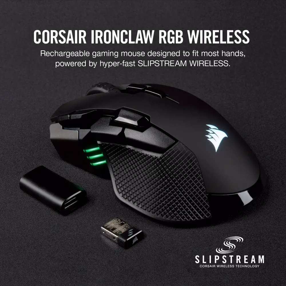 Геймърска мишка CORSAIR IRONCLAW RGB - CH-9317011-EU