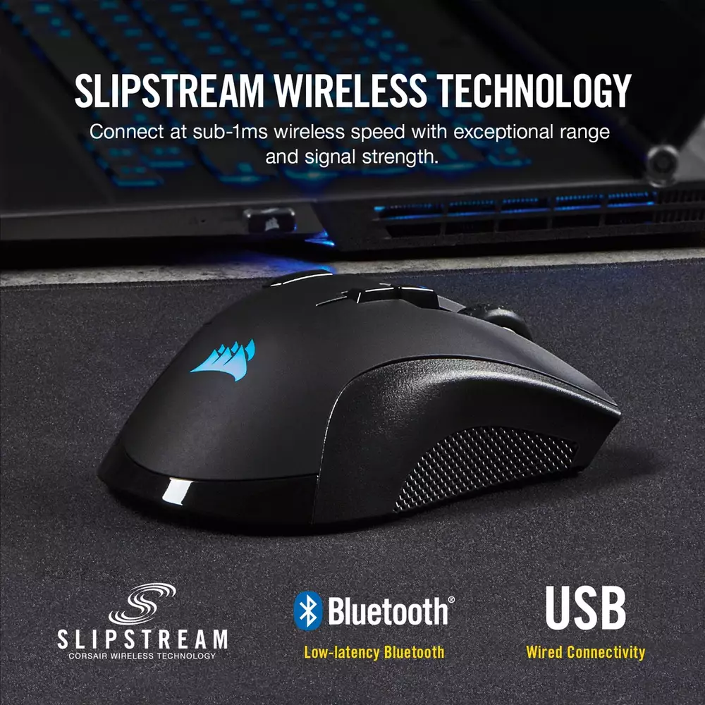 Геймърска мишка CORSAIR IRONCLAW RGB - CH-9317011-EU