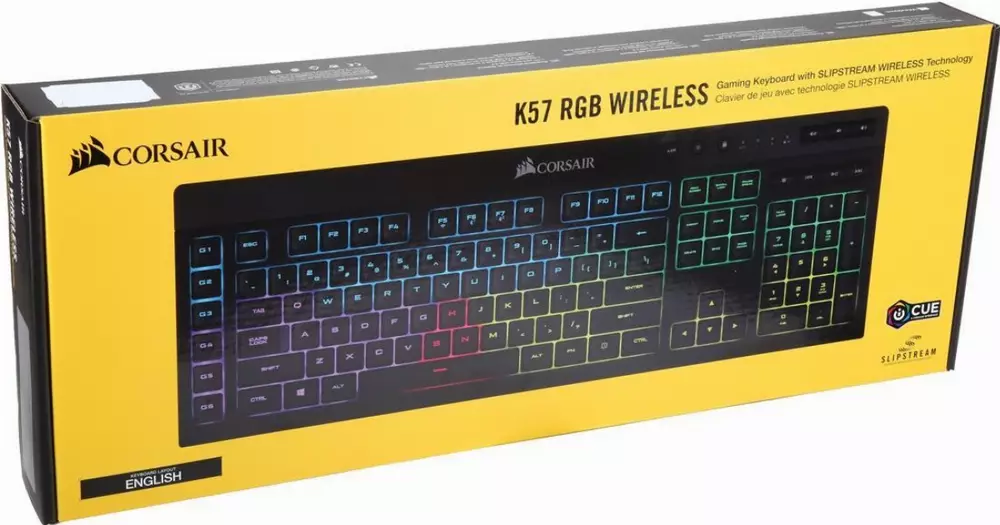 Геймърска клавиатура Corsair Gaming K57 RGB Wireless Gaming Keyboard 