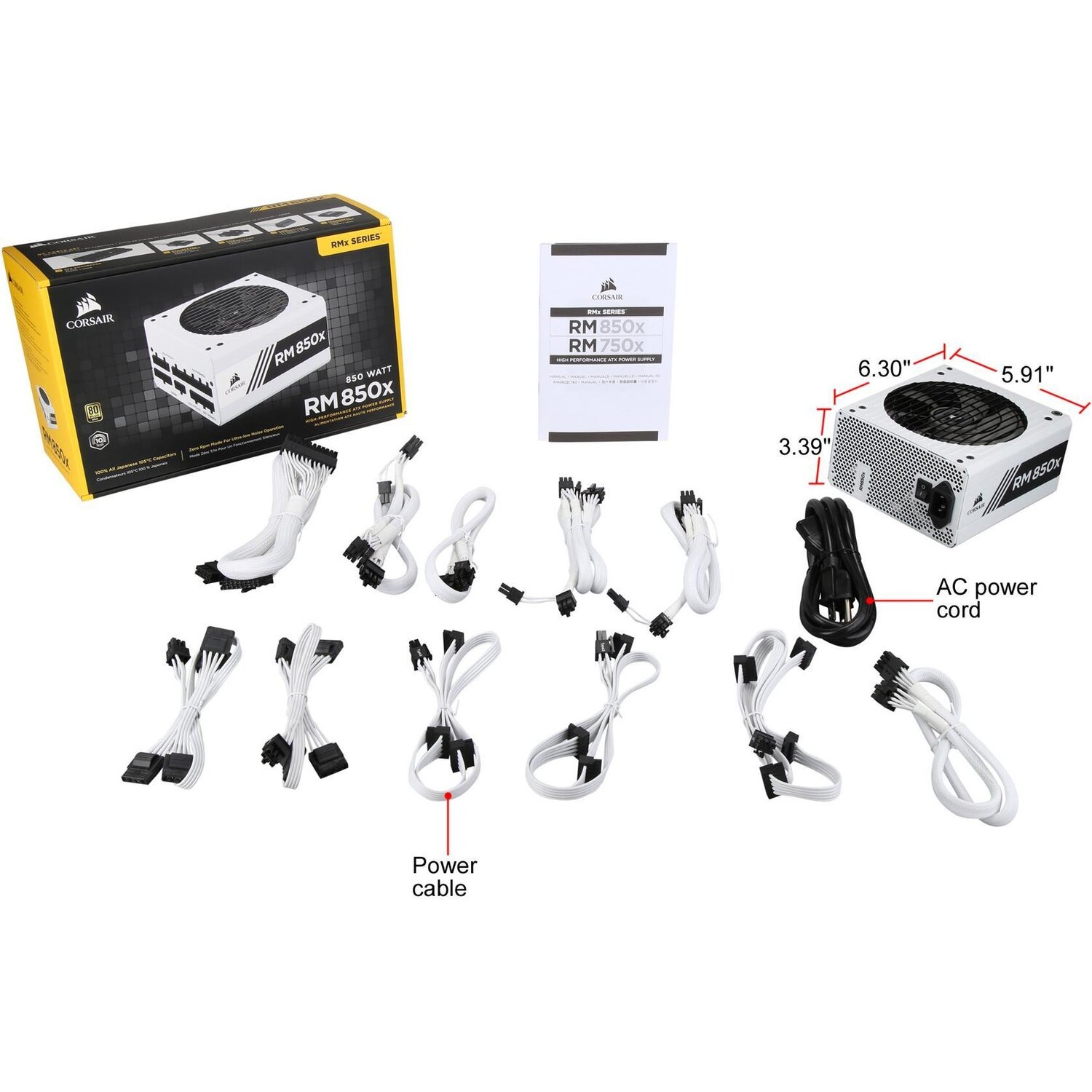Захранване CORSAIR RM850x 80 PLUS Gold Fully Modular