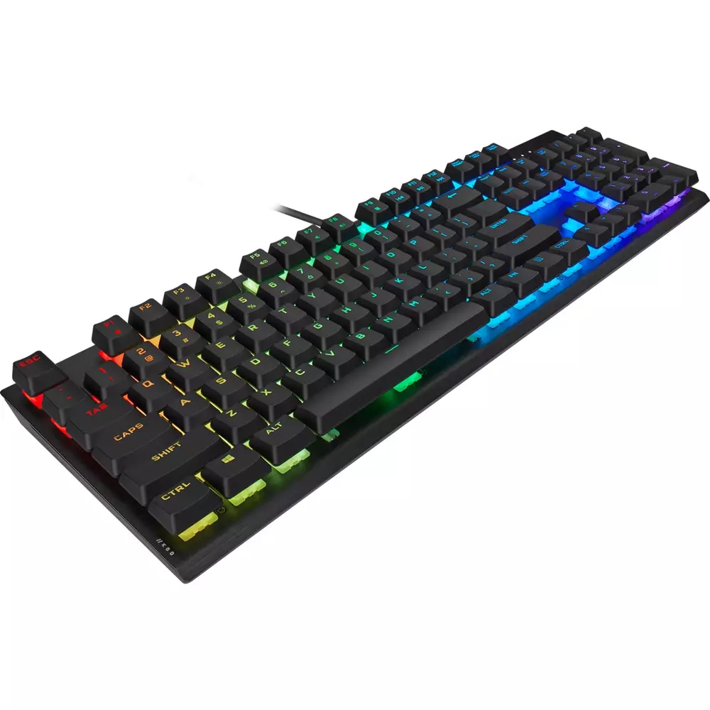 Геймърска клавиатура Corsair K60 RGB PRO Mechanical CHERRY VIOLA Black