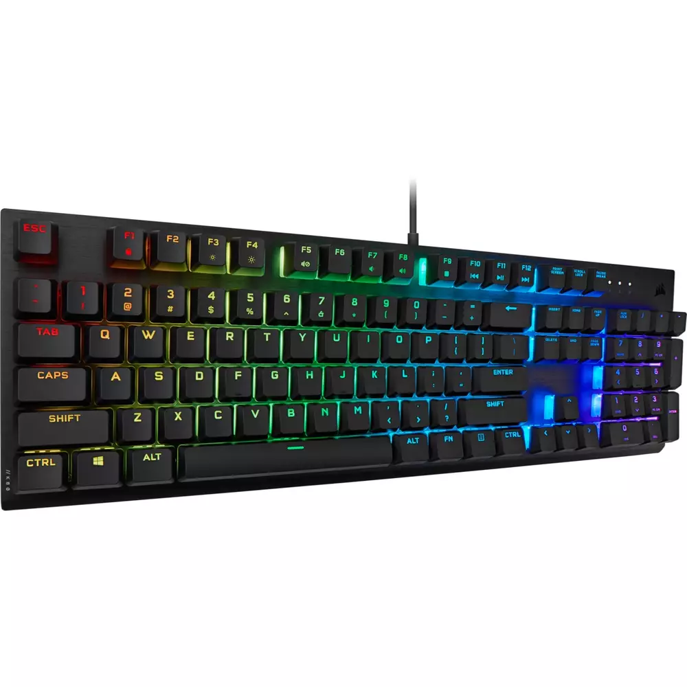 Геймърска клавиатура Corsair K60 RGB PRO Mechanical CHERRY VIOLA Black