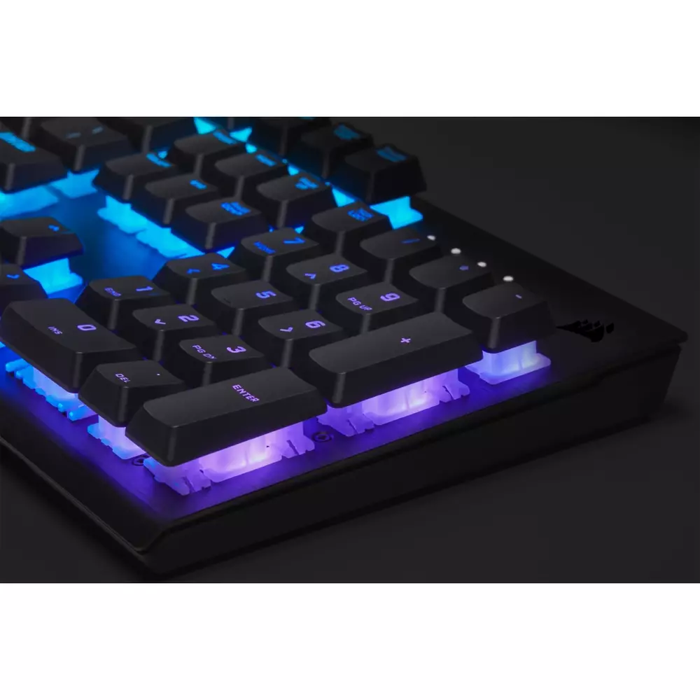 Геймърска клавиатура Corsair K60 RGB PRO Mechanical CHERRY VIOLA Black