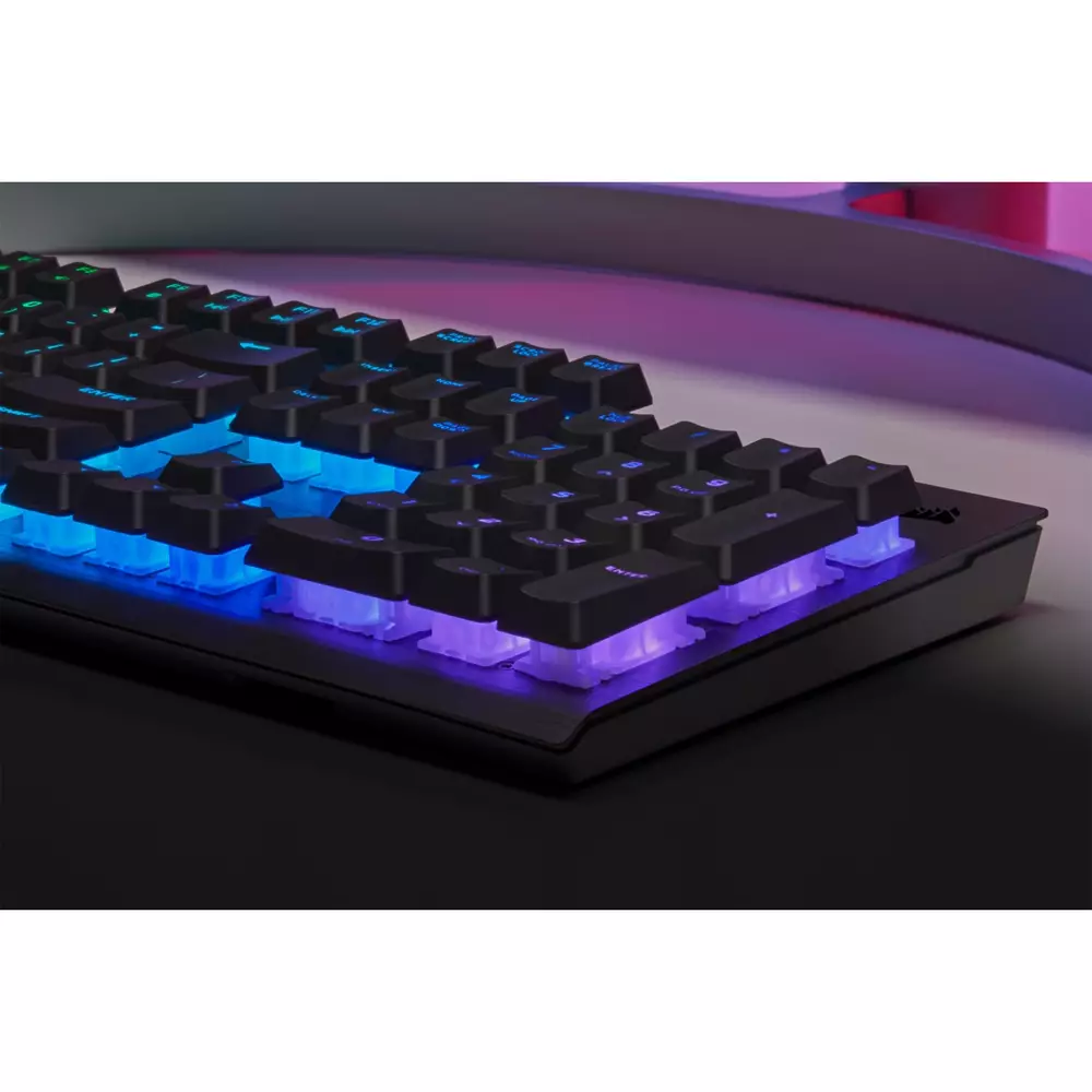 Геймърска клавиатура Corsair K60 RGB PRO Mechanical CHERRY VIOLA Black