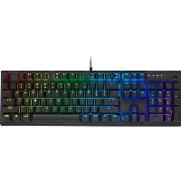 Геймърска клавиатура Corsair K60 RGB PRO Mechanical CHERRY VIOLA Black