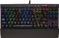 Геймърска клавиатура Corsair K65 LUX RGB CherryMX Red