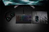 Геймърска клавиатура Corsair K65 LUX RGB CherryMX Red