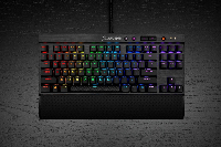 Геймърска клавиатура Corsair K65 LUX RGB CherryMX Red