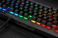 Геймърска клавиатура Corsair K65 LUX RGB CherryMX Red