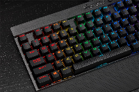 Геймърска клавиатура Corsair K65 LUX RGB CherryMX Red