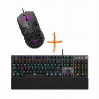 Комплект геймърска мишка + клавиатура CANYON Puncher CND-SGM11B Black RGB & CANYON Nightfall CND-SKB7-US